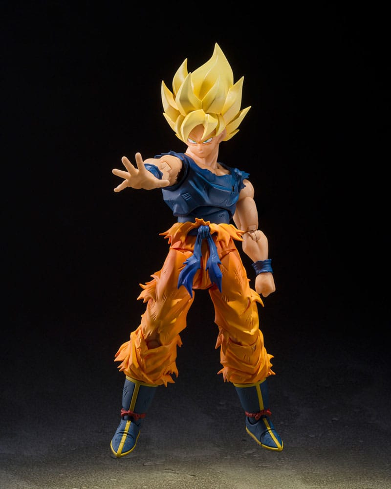 Dragon Ball Z S.H.Figuarts Akciófigura Super Saiyan Son Goku (Fighter of Rage) 14 cm