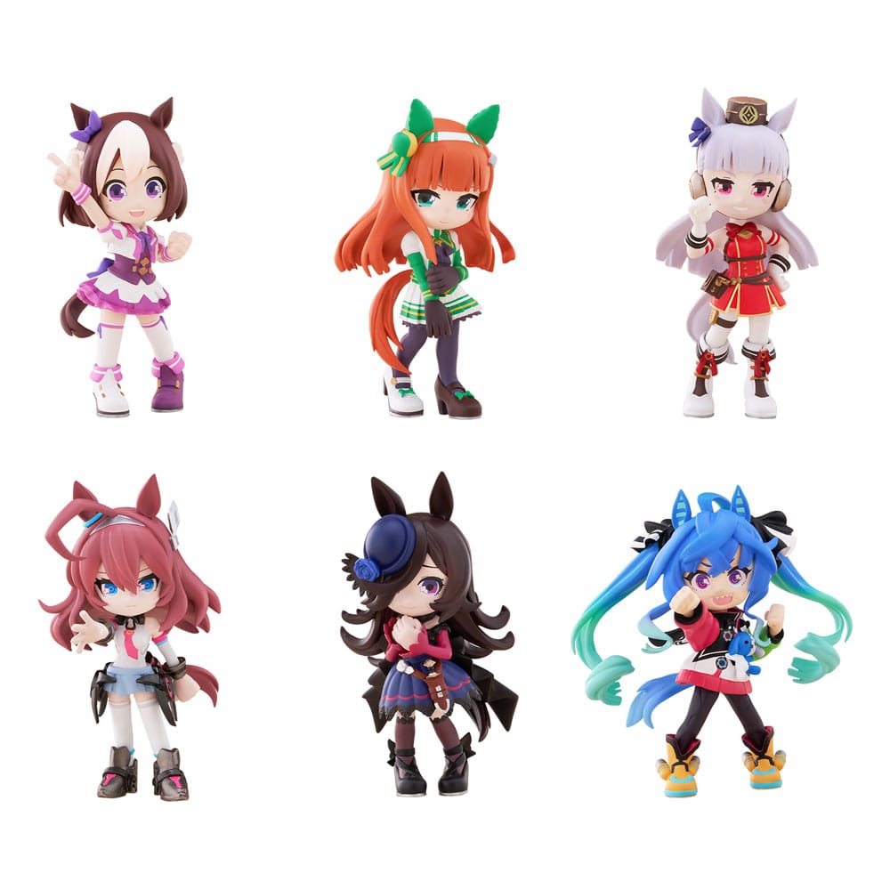 Uma Musume: Pretty Derby PalVerse PVC Figurák Vol. 1 9 cm Blind Doboz Válogatás (6)