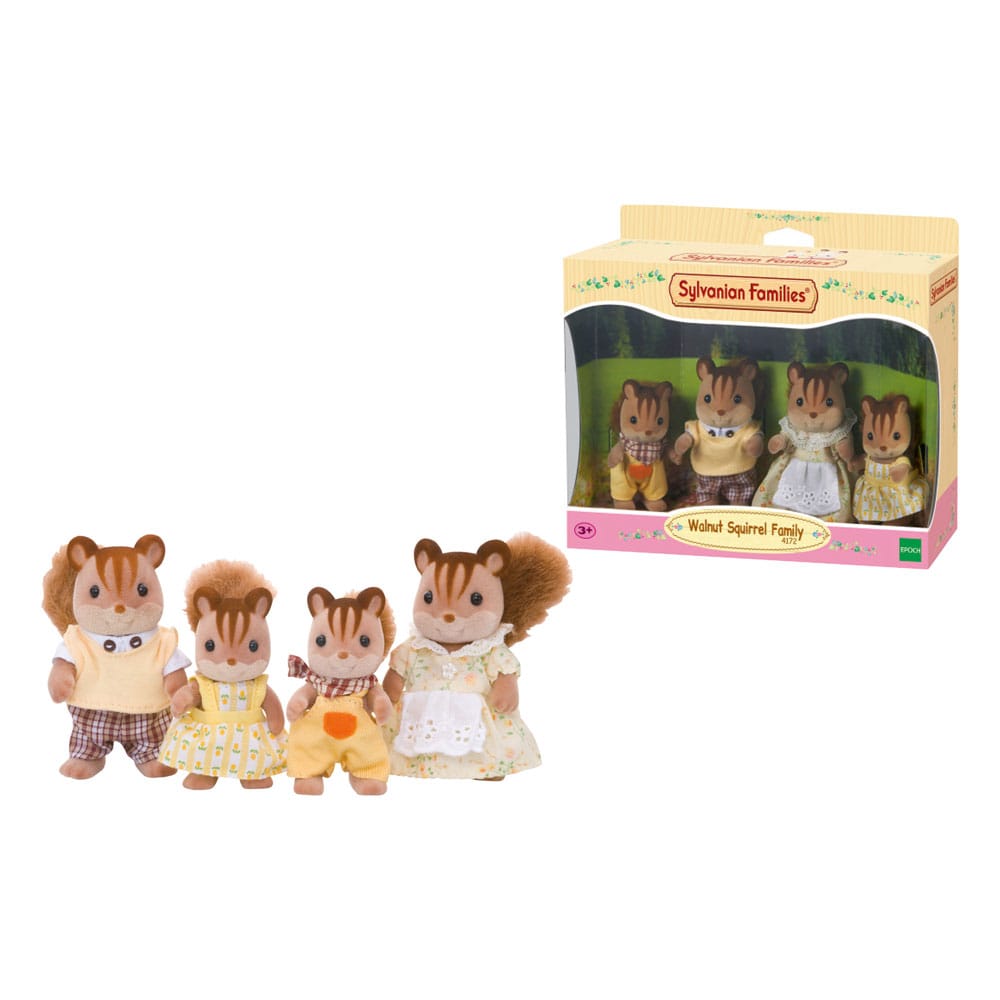 Sylvanian Families: Family Walnut squirrel Figura 7 cm