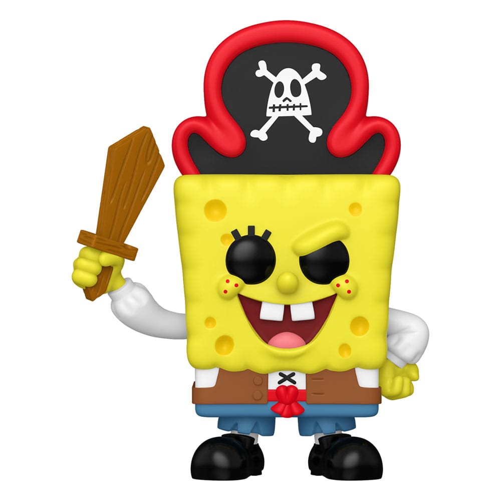 Spongyabob Kockanadrág POP! Vinyl Figura SquarePants (Pirate) 9 cm