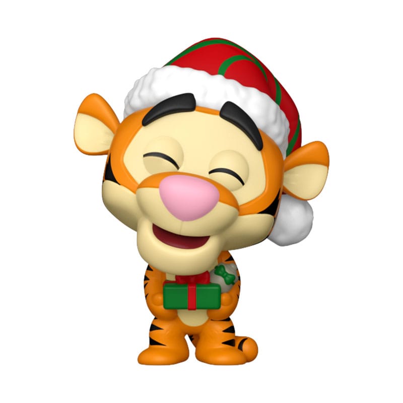 Winnie the Pooh Holiday 2025 Pocket POP! Vinyl Kulcstartók Tigger Tree Holiday Doboz 4 cm