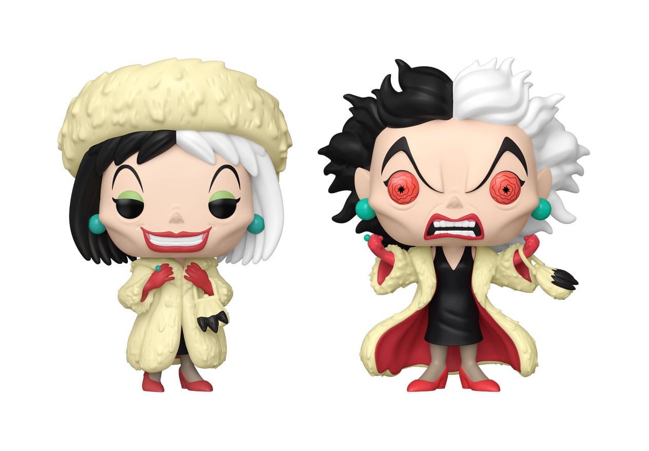 One Hundred and One Dalmatians POP! Vinyl Figurák Cruella De Vil  Chase 9 cm Válogatás (6)
