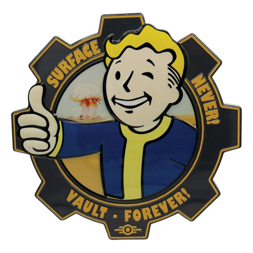 Fallout Resin Plakett Vault Boy