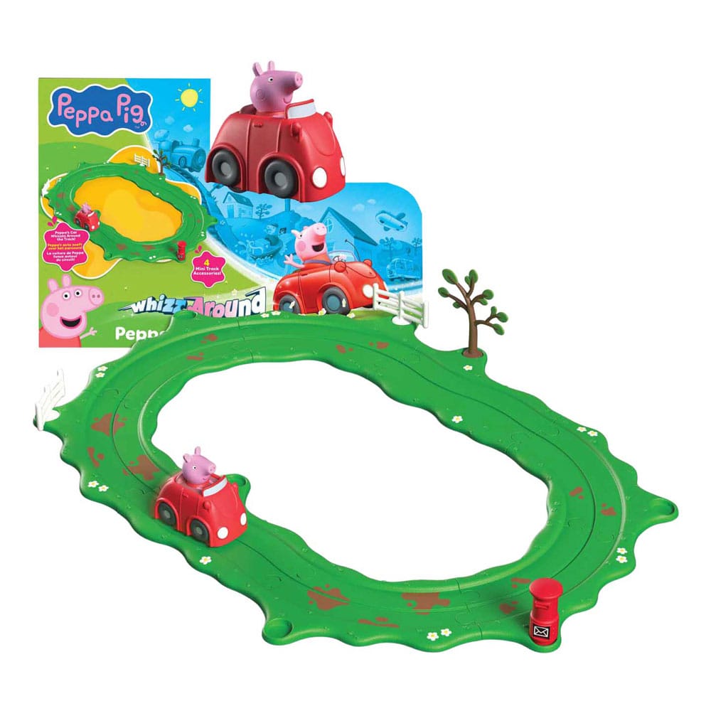 Peppa Pig Whizz Around Peppa’s Little Red Car Csomag
