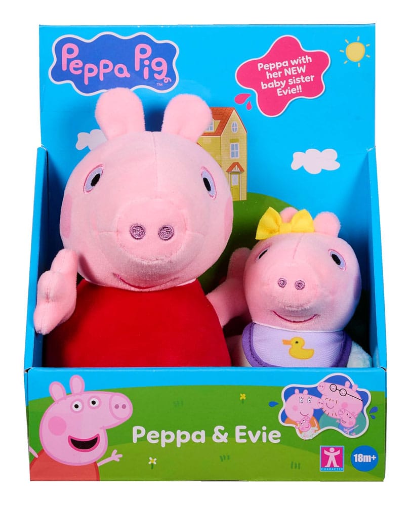 Peppa Pig Plüss Figurák 2er Csomag