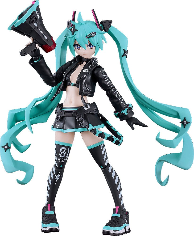 Character Vocal Series 01: Hatsune Miku Plamatea Plastic Modellkészlet Hatsune Miku: Chuocho Tactical Craft Ver. 15 cm