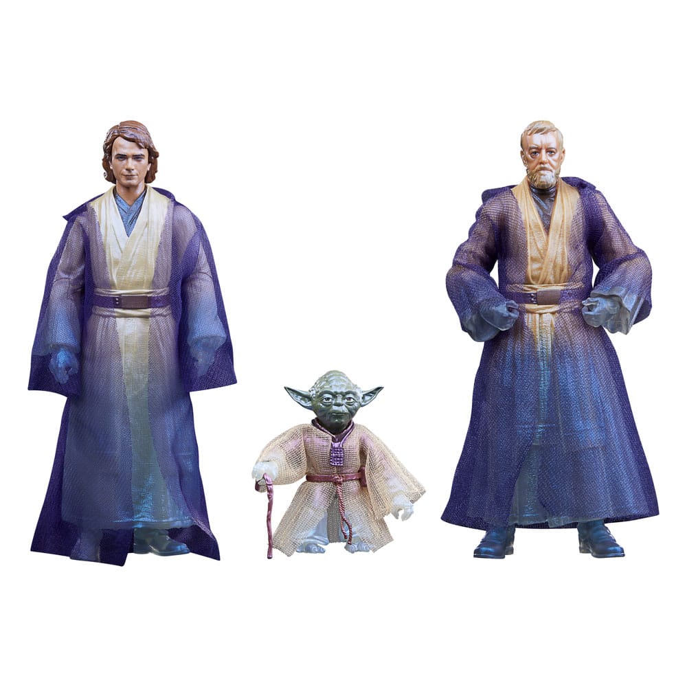 Star Wars Episode VI Black Series Akciófigura 3-as Csomag Force Spirits 15 cm