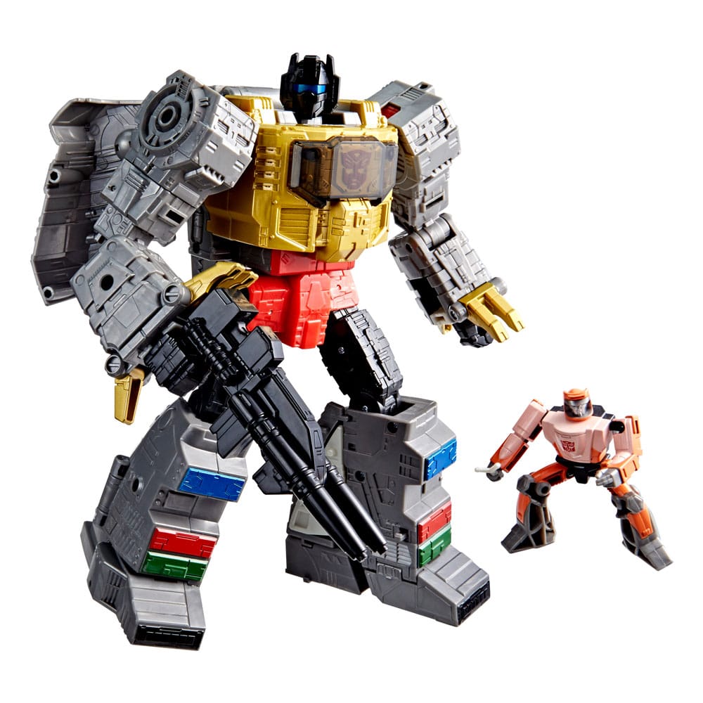 The Transformers: The Movie Studio Series Leader Class Akciófigura Dinobot Grimlock & Autobot Wheelie 22 cm
