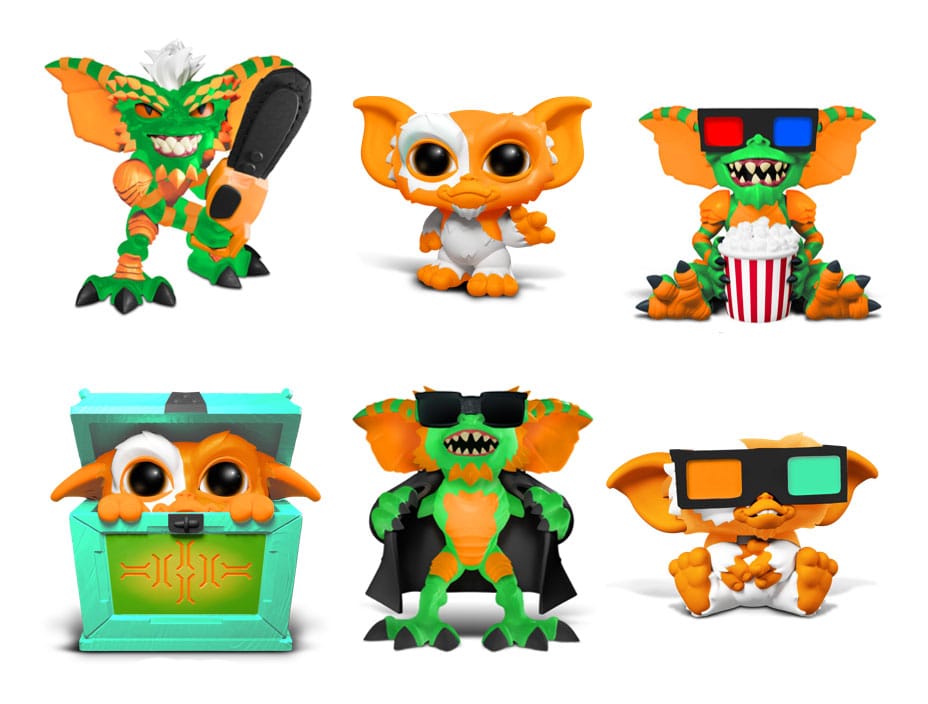 Gremlins Blind Doboz Mini Figurák 6 cm Halloween Kiadás Készlet (12)