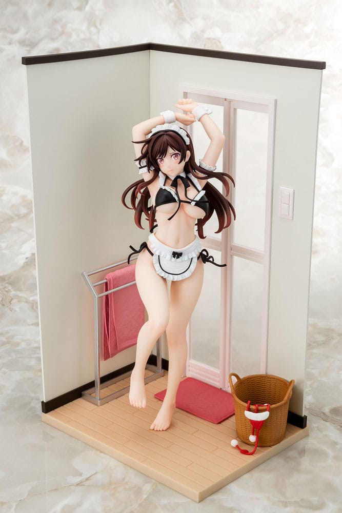 Rent-A-Girlfriend PVC Szobor 1/6 Chizuru Mizuhara Maid Bikini ni Okigae 30 cm