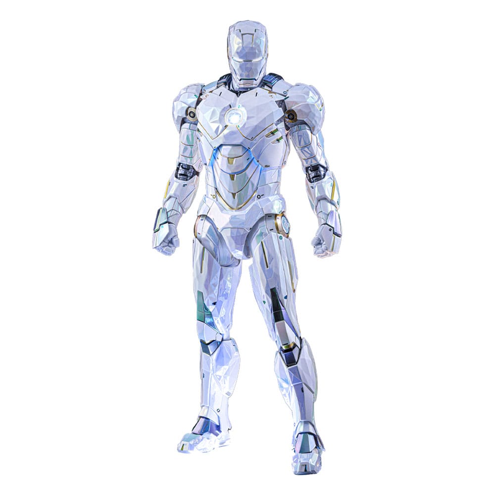 Iron Man 2 Movie Masterpiece Diecast Akciófigura 1/6 Iron Man Mark IV (Sub-Zero Fractal Armor) Hot Toys Exkluzív 33 cm
