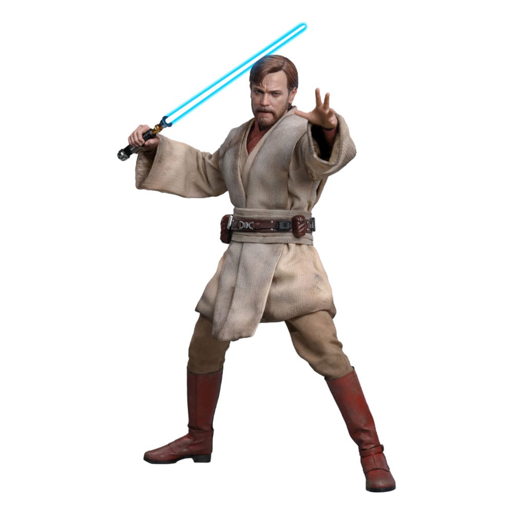 Star Wars: Episode III – Revenge of the Sith Movie Masterpiece Akciófigura 1/6 Obi-Wan Kenobi (Mustafar) 31 cm