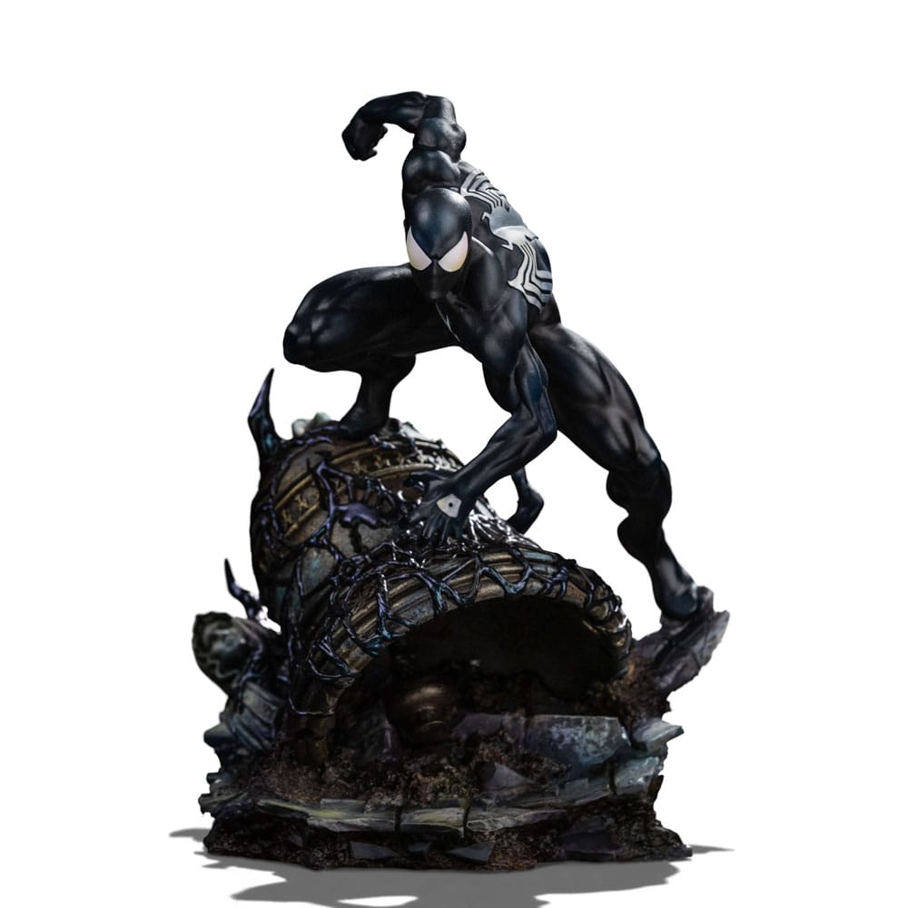 Marvel BDS Art Scale Szobor 1/10 Spider-Man Black Costume 20 cm