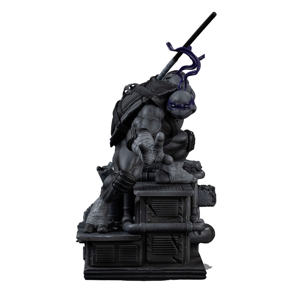 Teenage Mutant Ninja Turtles Art Scale Szobor 1/10 Donatello Black and White Variant 26 cm heo Exkluzív