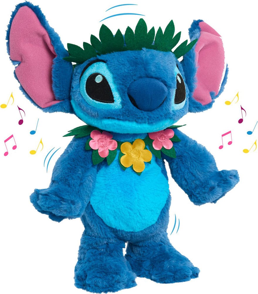 Lilo & Stitch Plüss Figura  Dance and Sing Feature Stitch 38 cm