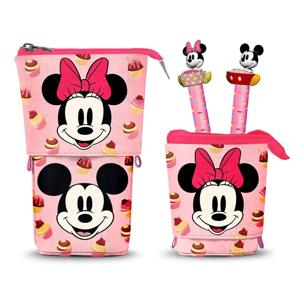 Minnie Pop Up Tolltartó  2 Erasable Gel Pens