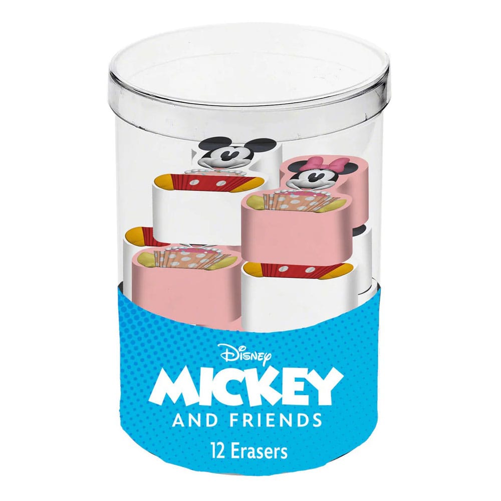 Mickey & Minnie Erasers 12-Csomag