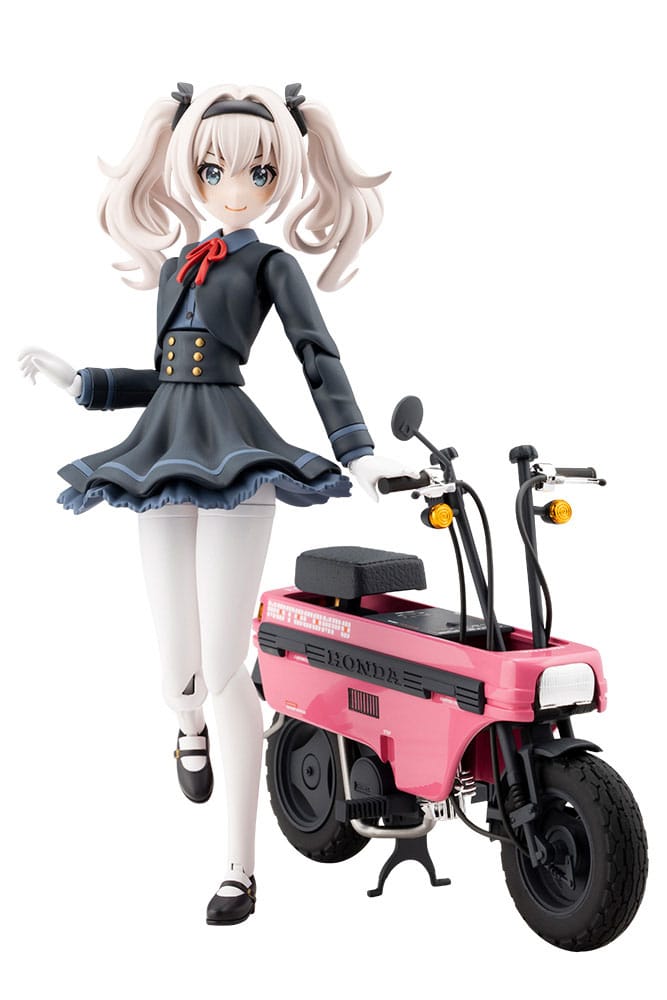 Sousai Shojo Teien Plastic Modellkészlet 1/10 Emma Koishikawa Nocturne  Honda AB12 Motocompo 14 cm