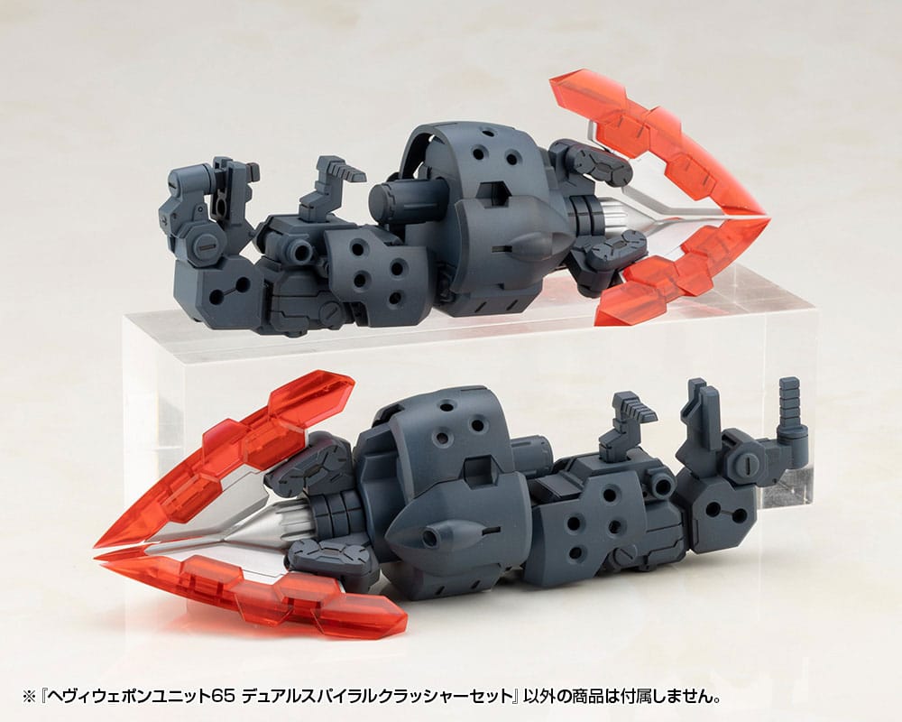 Kotobukiya M.S.G. Modellkészlet Accessory Csomag Heavy Weapon Unit 65 Dual Spiral Crusher Csomag