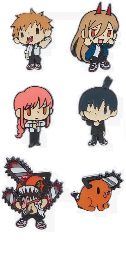 Chainsaw Man by Loungefly Enamel Pins Blind Doboz Mulit Char Chibi Válogatás (12)
