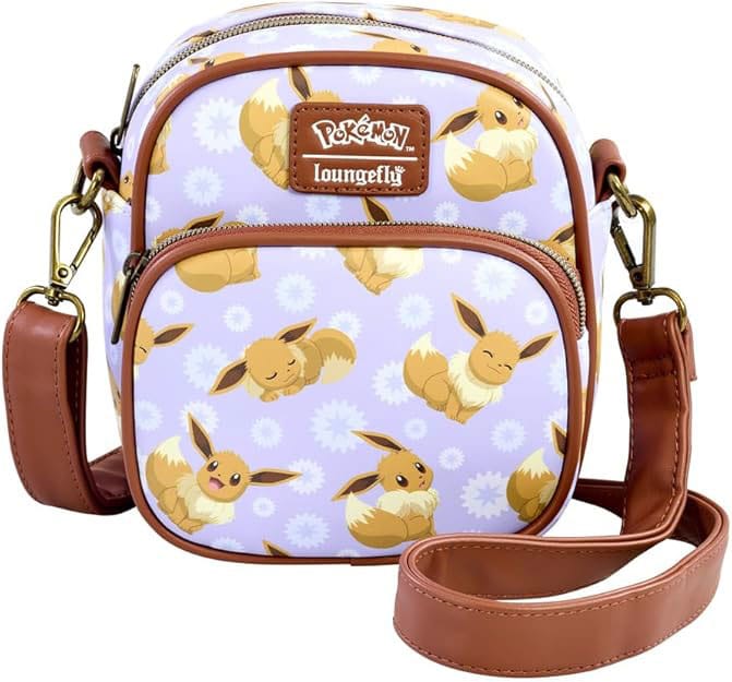 Pokemon by Loungefly Passport crossbody Táska Eevee Violett