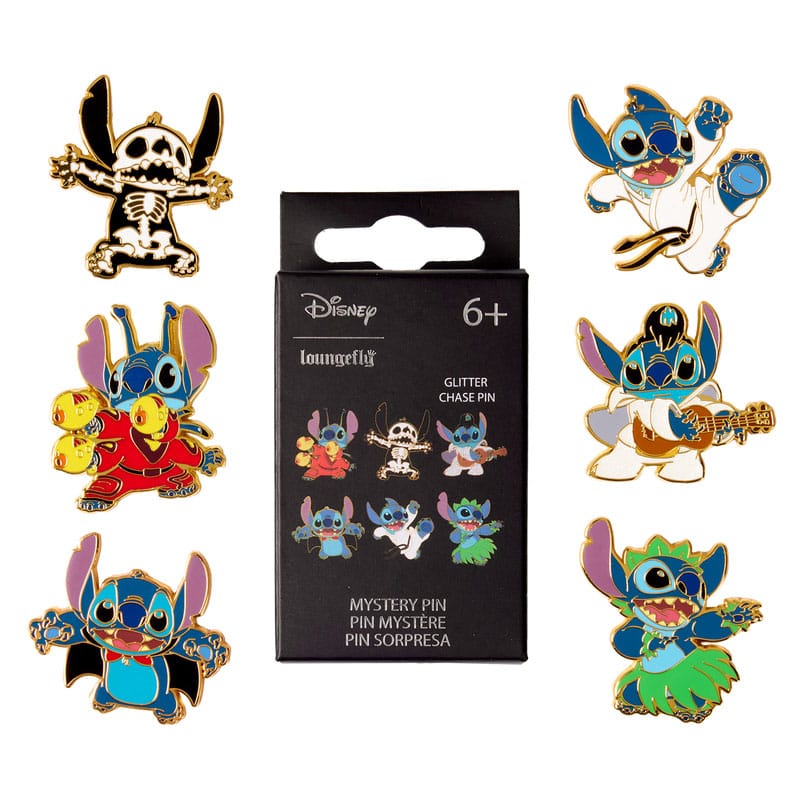 Disney by Loungefly Enamel Pins Blind Doboz Web Stitch Válogatás (12)