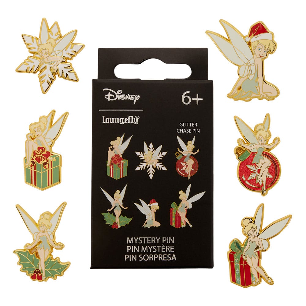 Disney by Loungefly Enamel Pins Blind Doboz Tinker Bell Holiday Válogatás (12)