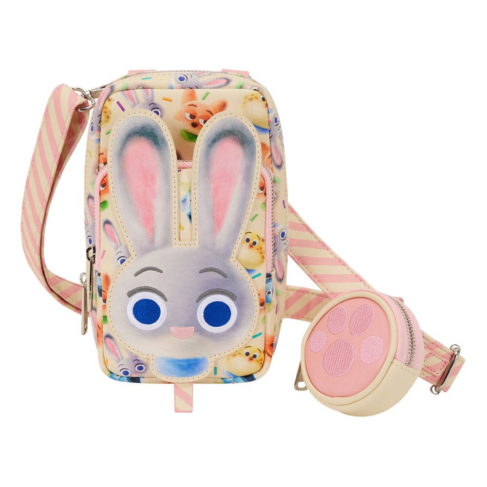 Disney by Loungefly Crossbody  Érme Táska Zootopia 2 Cell Telefon