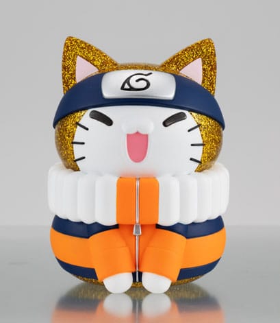 Naruto Shippuden Mega Cat Project Nyanto! Giant Nyaruto Series Trading Figura Naruto Uzumaki Arany Ver. 10 cm