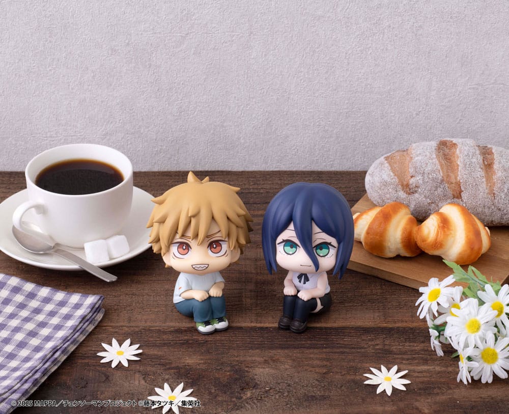 Chainsaw Man The Movie: Reze Arc Look Up PVC Statues Denji & Reze Csomag ( Ajándék) 11 cm