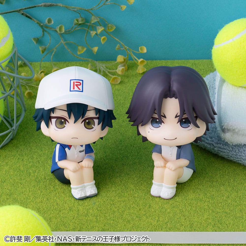 The New Prince of Tennis Look Up PVC Statues Ryoma Echizen & Keigo Atobe Csomag ( Ajándék) 11 cm