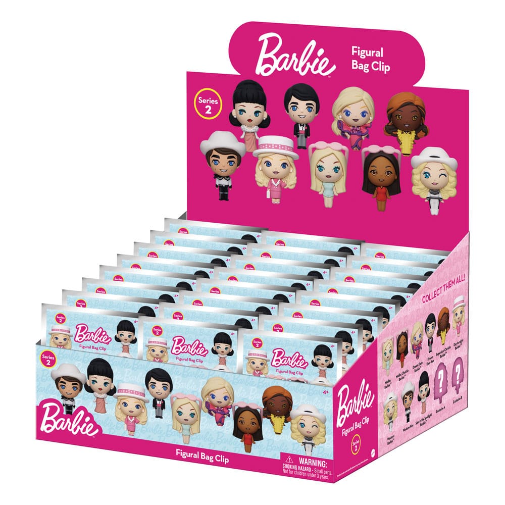 Barbie 3D Foam Táska Clips Series 2 Készlet (24)