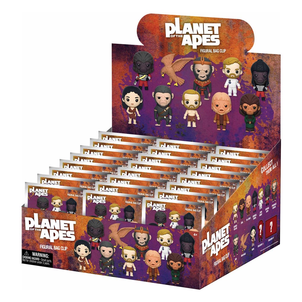 Planet of the Apes 3D Foam Táska Clips Series 1 Készlet (24)