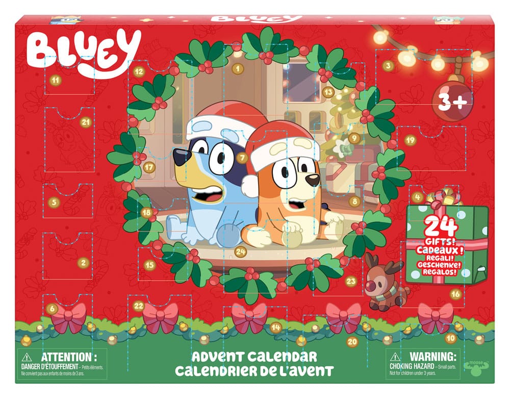 Bluey  Adventi Kalendárium Mini Figurák