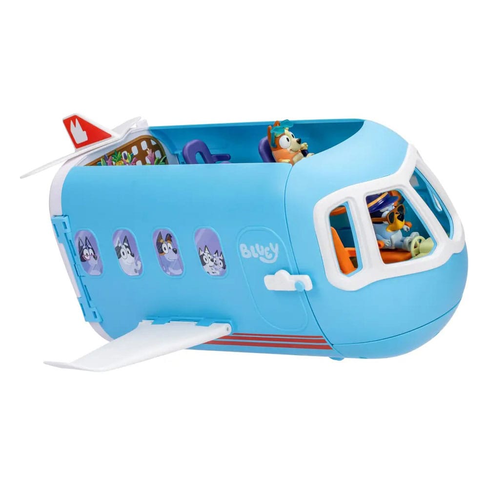 Bluey Mini Figura Játékkészlet Bluey Holiday 3in1 Csomag