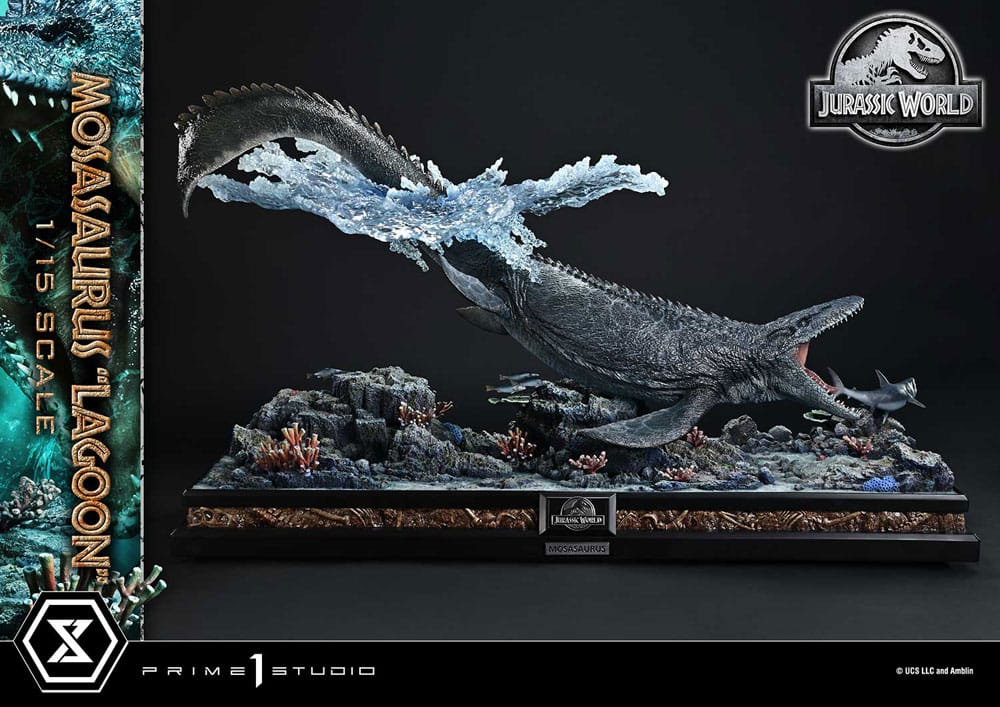 Jurassic World Legacy Museum Kollekció Szobor 1/15 Mosasaurus “Lagoon” 57 cm