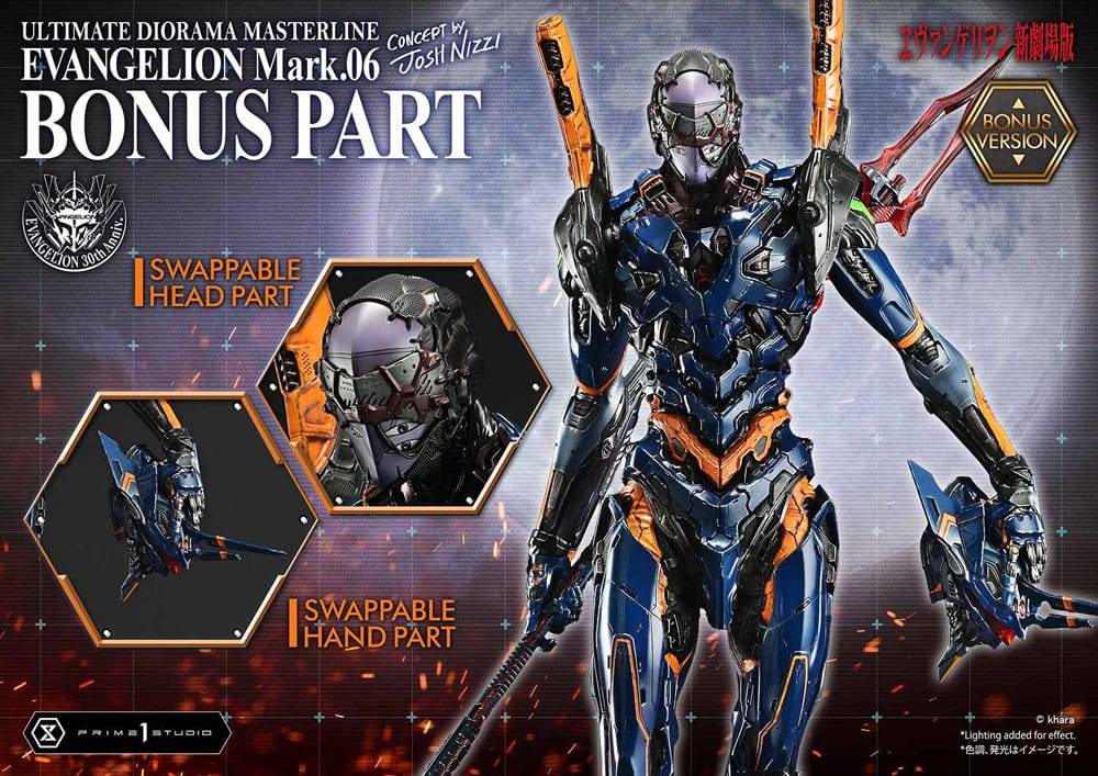 Rebuild of Evangelion Ultimate Dioráma Masterline Series Szobor Mark.06 Bonus Verzió (Concept By Josh Nizzi) 91 cm