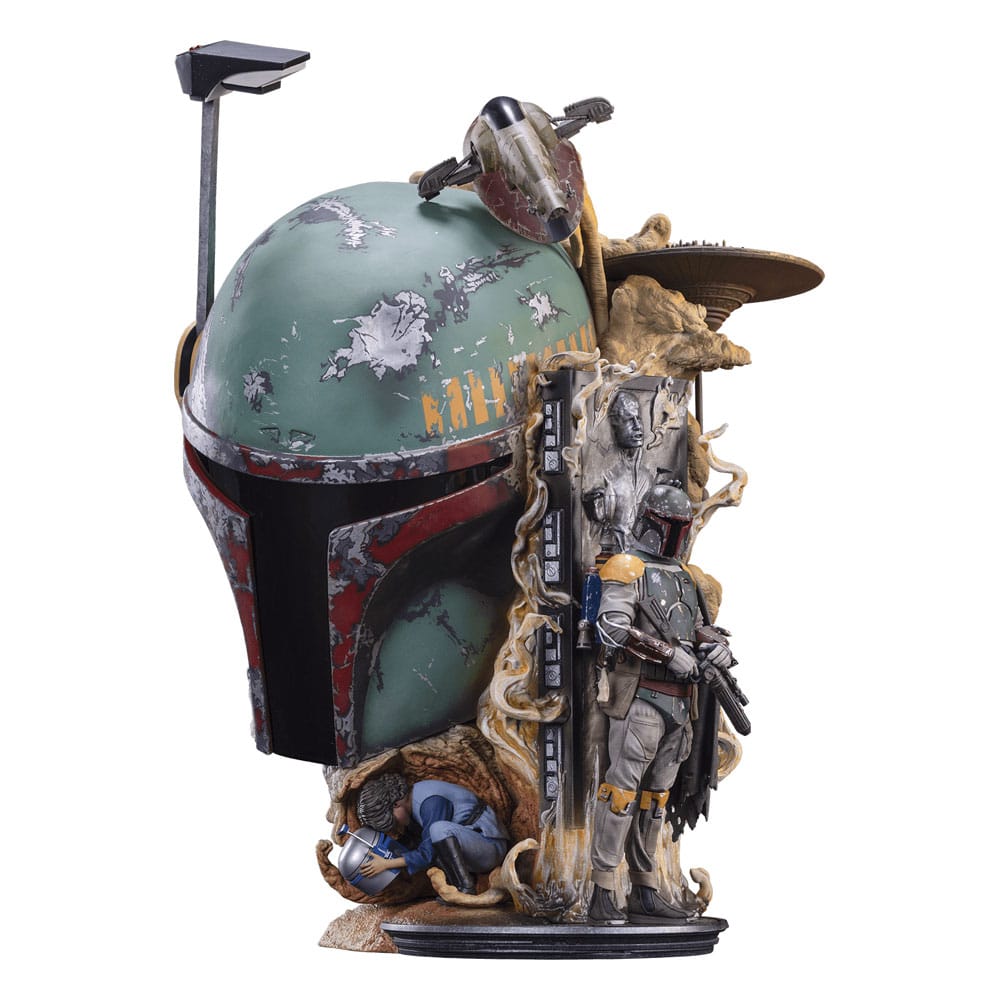 Star Wars The Empire Strikes Back Fine Art Mellszobor Boba Fett 50 cm