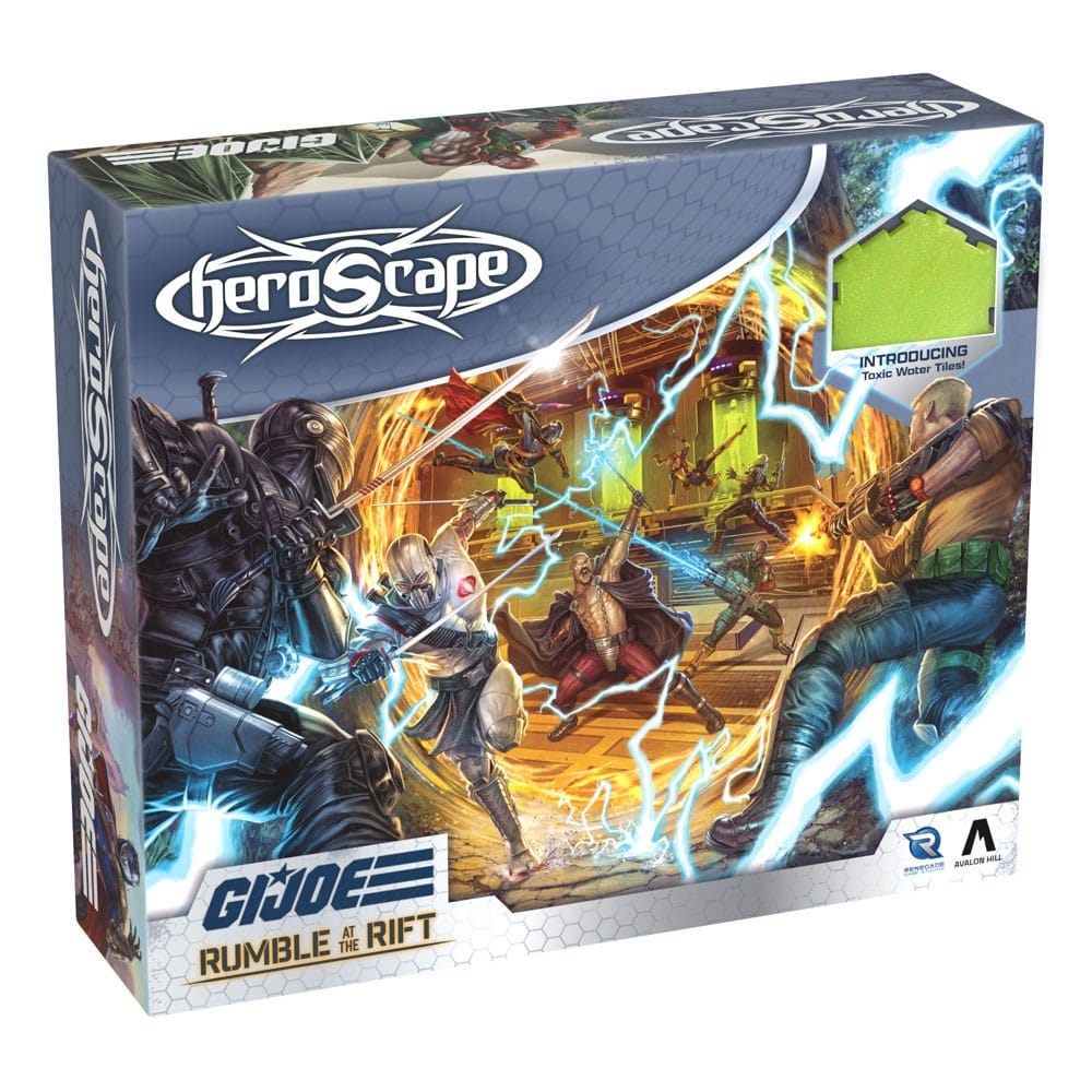 G.I. Joe Heroscape Társasjáték Rumble at the Rift Battle Doboz *Angol Nyelvű Verzió*