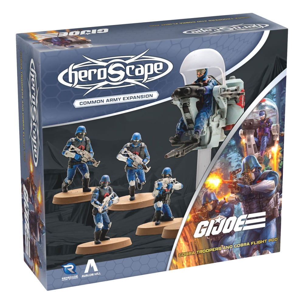 G.I.Joe Heroscape Army Expansion Cobra Troopers & Cobra Flight Pod (Common) *Angol Nyelvű Verzió*