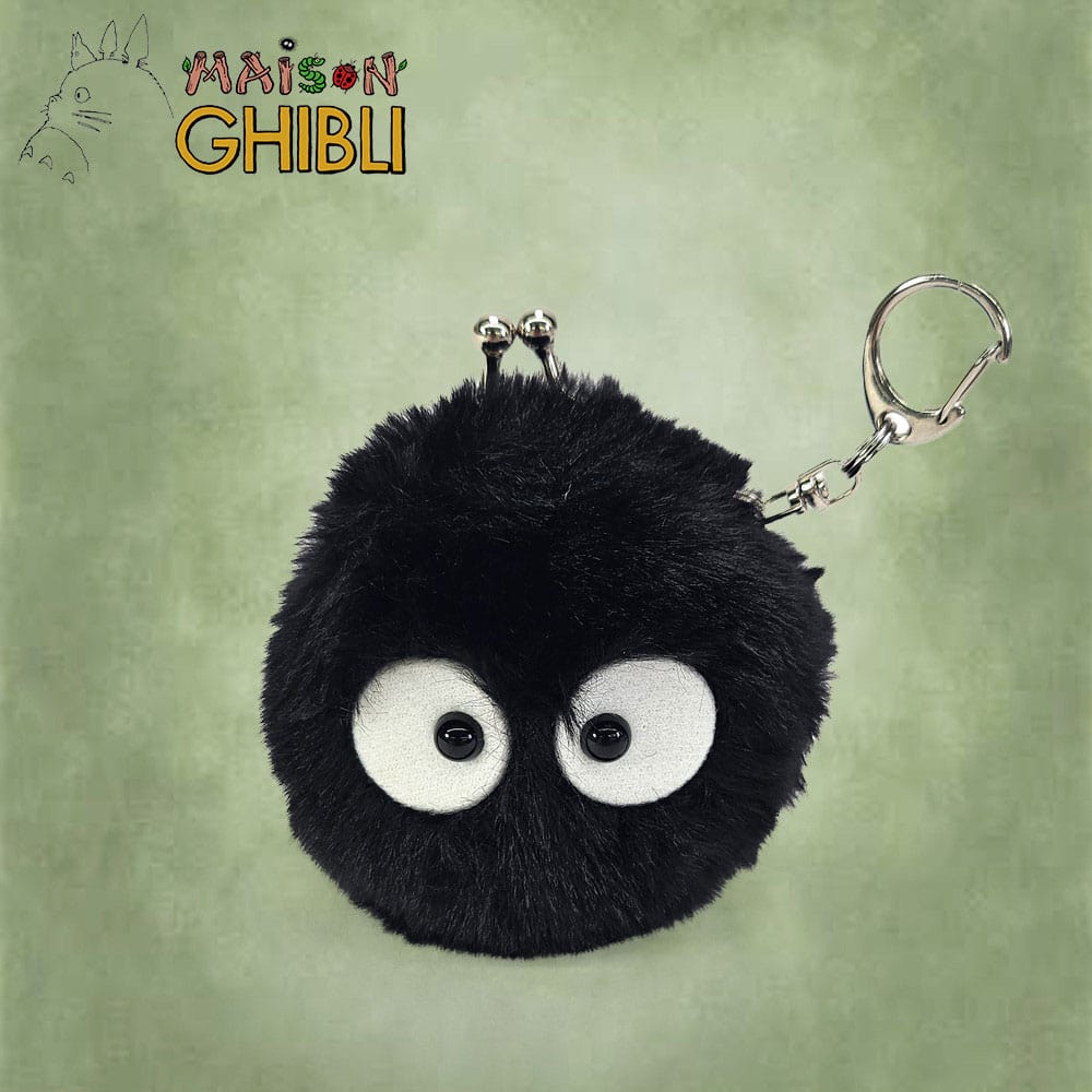 My Neighbor Totoro Funwari Mini Plüss Pénztárca Soot Sprite