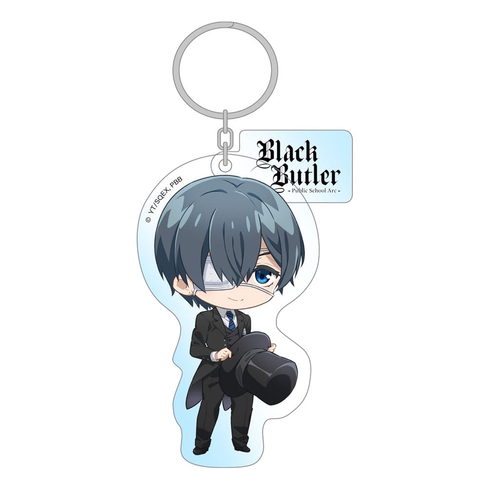 Black Butler: Public School Arc Akril Kulcstartó Ciel 7 cm