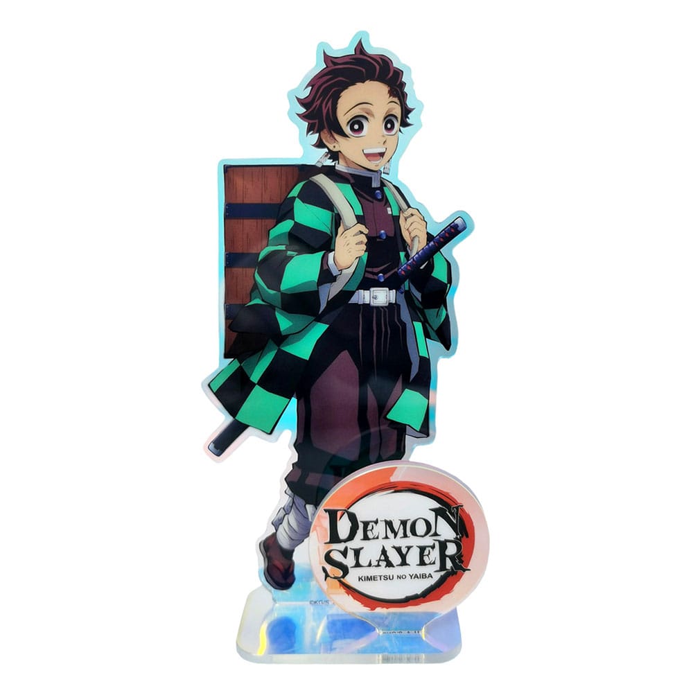 Demon Slayer: Kimetsu no Yaiba Akril Tartó Tanjiro Holographic 15 cm