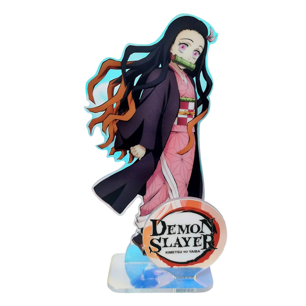 Demon Slayer: Kimetsu no Yaiba Akril Tartó Nezuko Holographic 14 cm