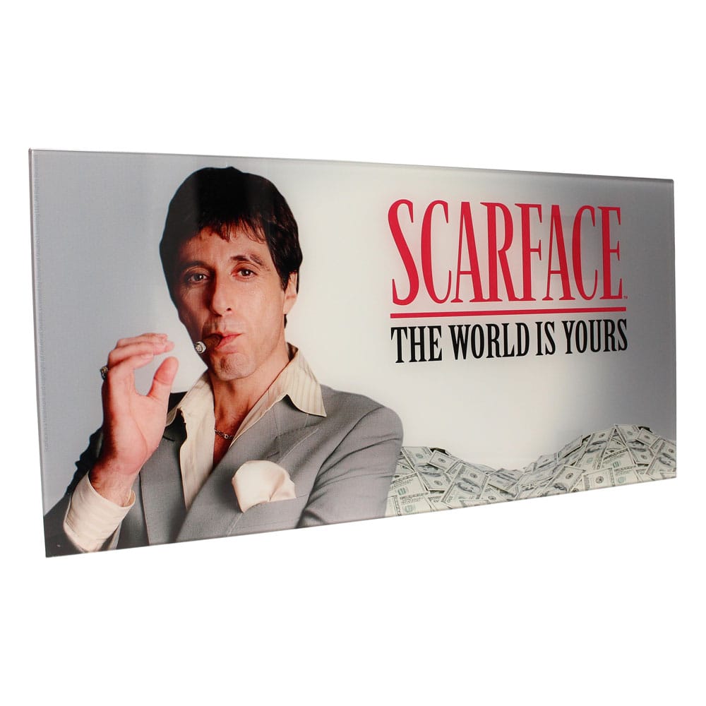 Scarface Pohár Poszter The World Is Yours (Grey Background) 60 x 30 cm