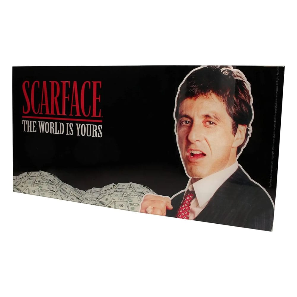 Scarface Pohár Poszter The World Is Yours (Black Background) 60 x 30 cm