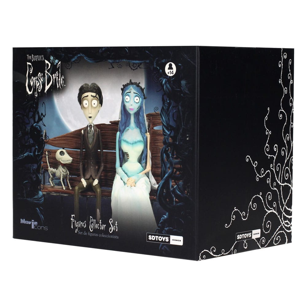 Corpse Bride Ajándék Csomag Figura & Kulcstartó Victor & Emily