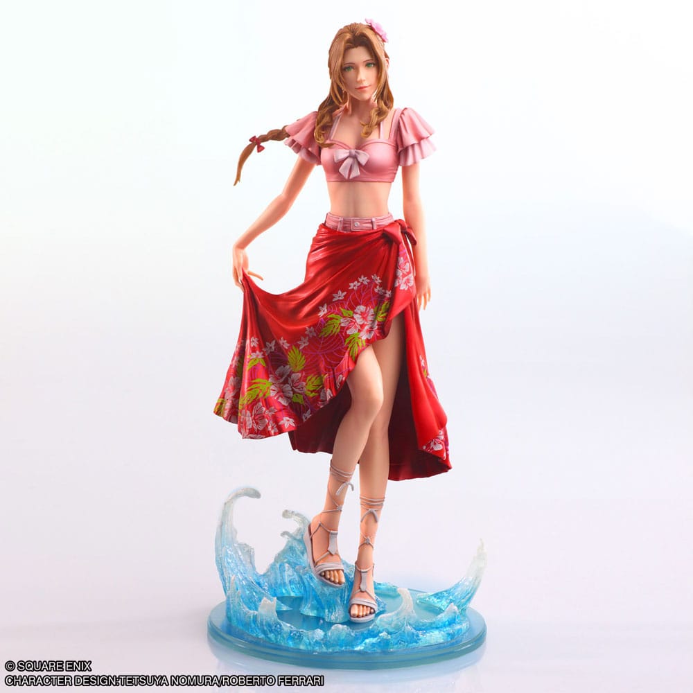 Final Fantasy VII Rebirth Static Arts Gallery Szobor Aerith Gainsborough (Swimsuit Ver.) 26 cm