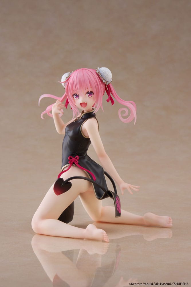 To Love-Ru PVC Szobor Desktop Cute Figura Nana (China Dress Ver.) 13 cm
