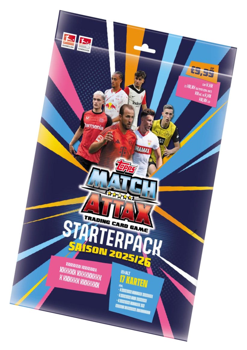 Bundesliga Match Attax Gyűjthető Kártyák 2025/26 Starter Csomag *Német Nyelvű Verzió*